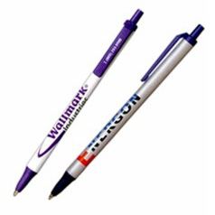 Bic Stick Click Action Ballpoint Pen With Clip Multi-Color